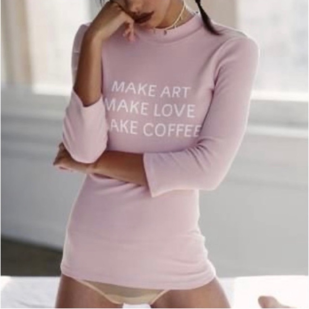 NWT Daydreamer nation x Dolls Kill mock turtleneck graphic longsleeve
